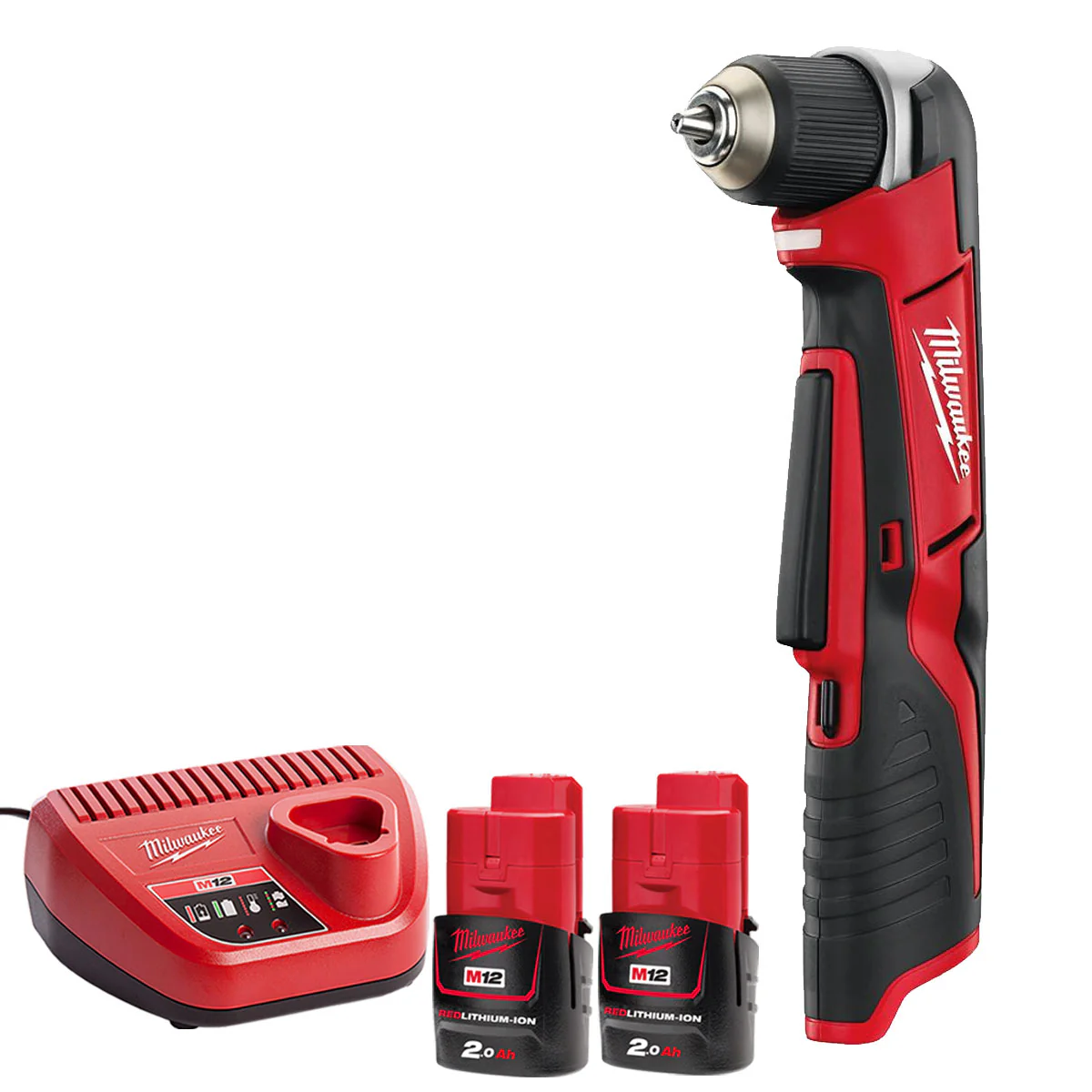 دریل پیچ گوشتی سرکج12ولت شارژي میلواکی C12RAD-202C