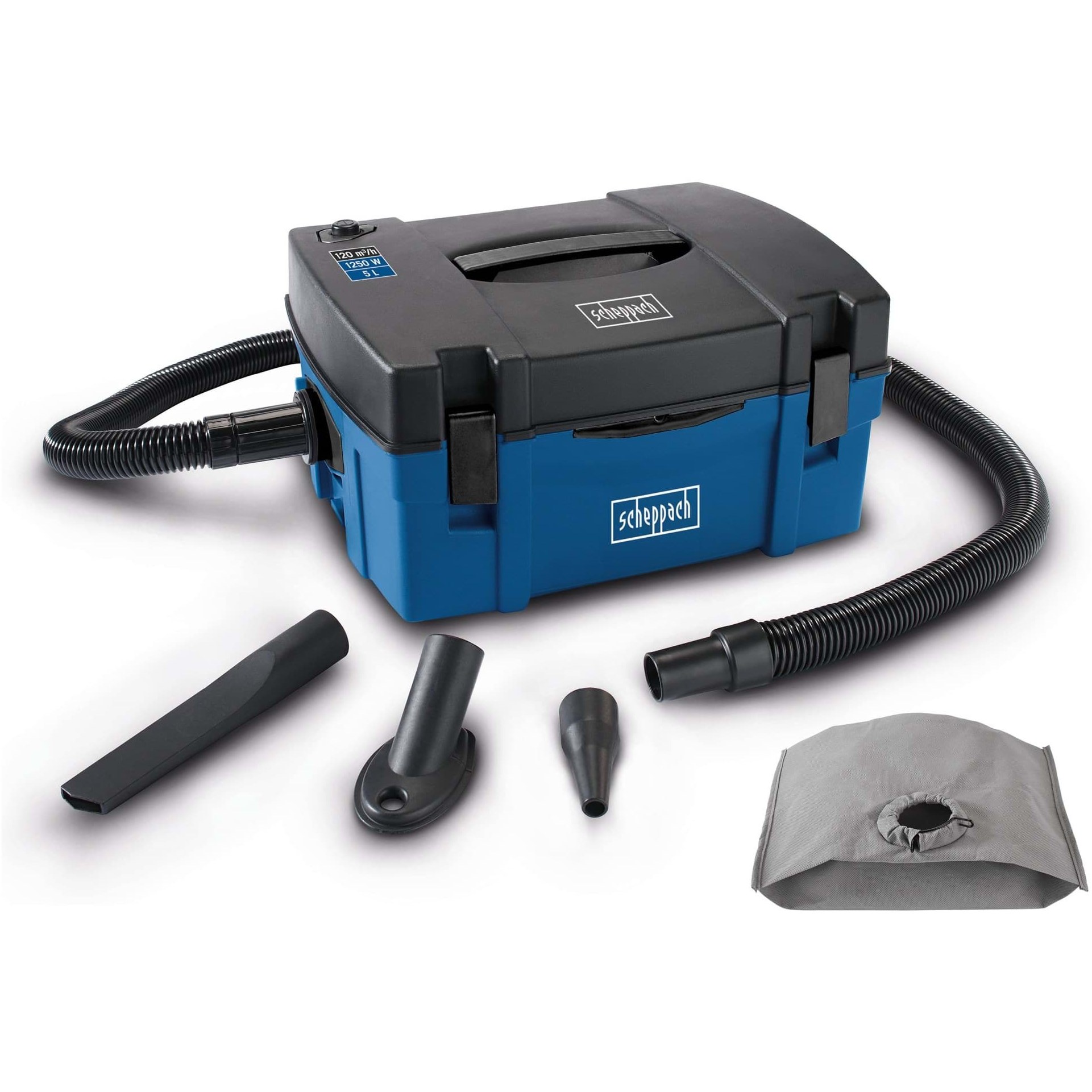 جاروبرقی مکنده 5 لیتری 1250 وات 4.8 کیلوگرمی شپخ مدل HD2P