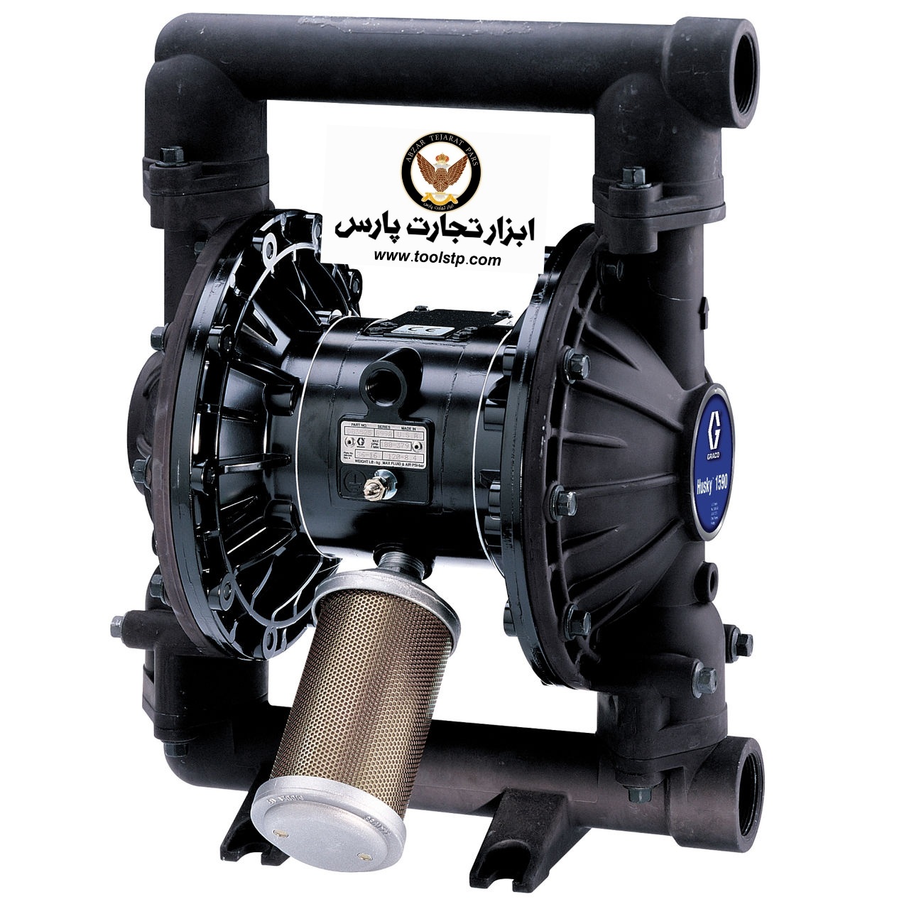 پمپ دیافراگمی 1/1.2 اینچ هاسکی گراکو آمریکا بدنه آلومینیوم مدل GRACO HUSKY 1590