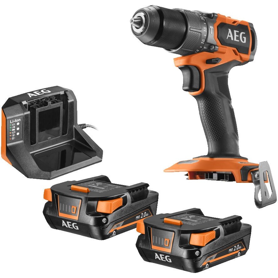 دریل شارژی چکشی 18 ولت آاگ AEG مدل BSB18SBL-202C