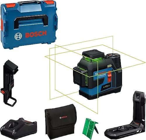 تراز لیزری بوش با باتری  GLL 12V-100-33 CG+ 12 2ah