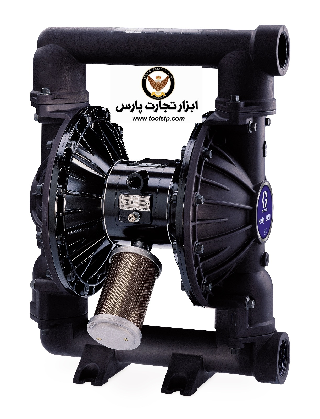 پمپ دیافراگمی 2 اینچ هاسکی گراکو آمریکا بدنه آلومینیوم مدل GRACO HUSKY 2150